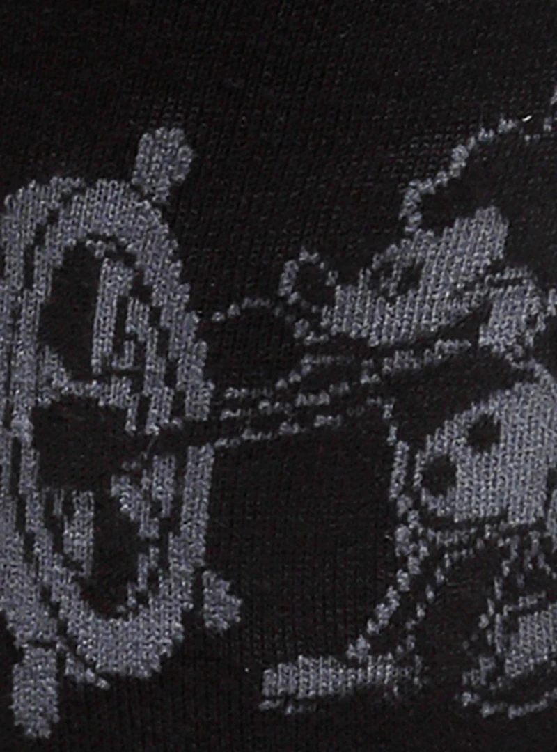 Disney Mickey Mouse Steamboat Willie Sock and Mickey Blue Lapel Pin Gift Set