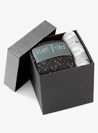 Harry Potter Golden Snitch Silk Black Necktie Gift Set