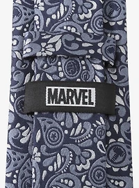 Marvel Avengers Icons Silk Necktie and Tie Bar Gift Set