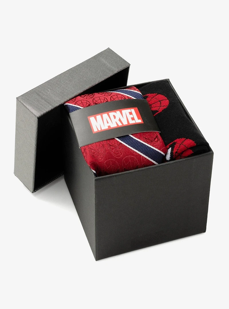 Marvel Spider Man Favorites Silk Tie Gift Set