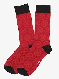 Marvel X-Men Socks 3 Pack with Lapel Pin Gift Set