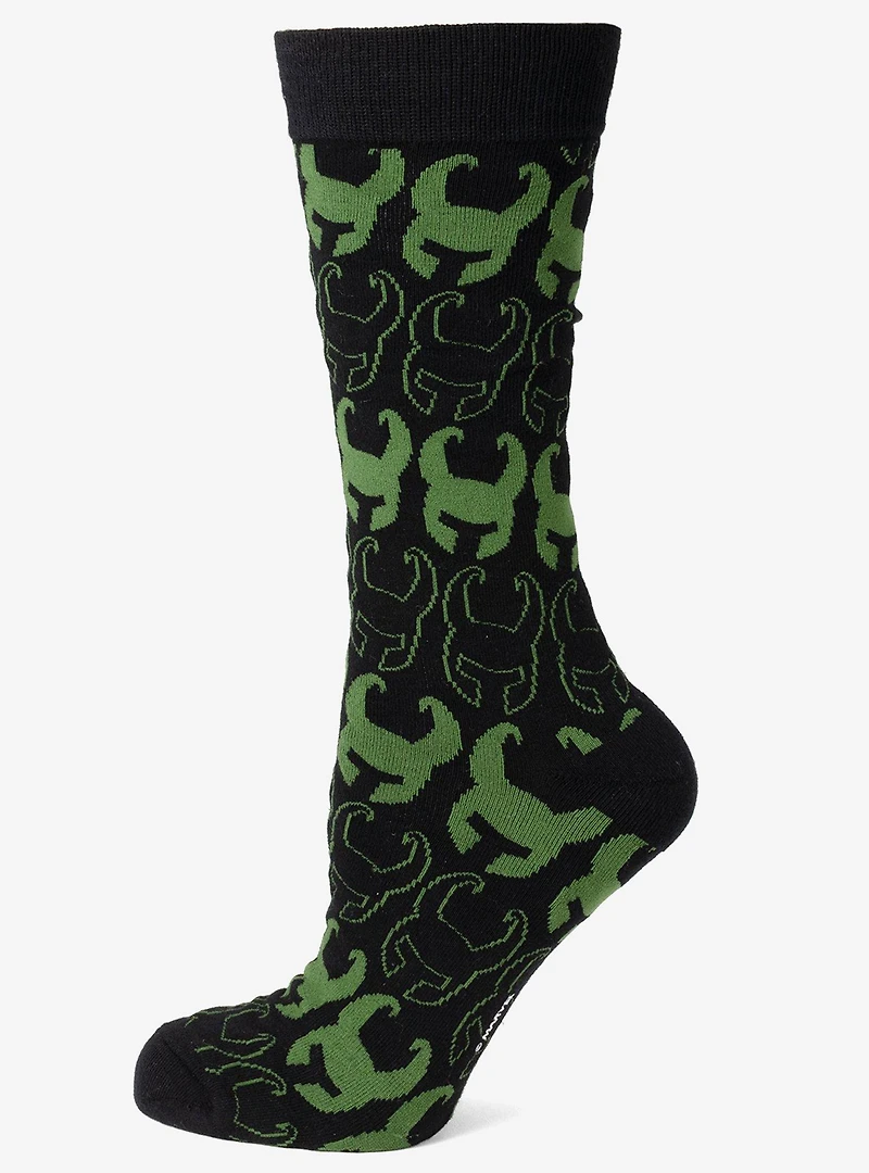 Marvel Avengers Loki Pattern Green and Black Gift Set
