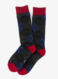 Marvel Guardians of the Galaxy Argyle 3 Sock Pack Gift Set