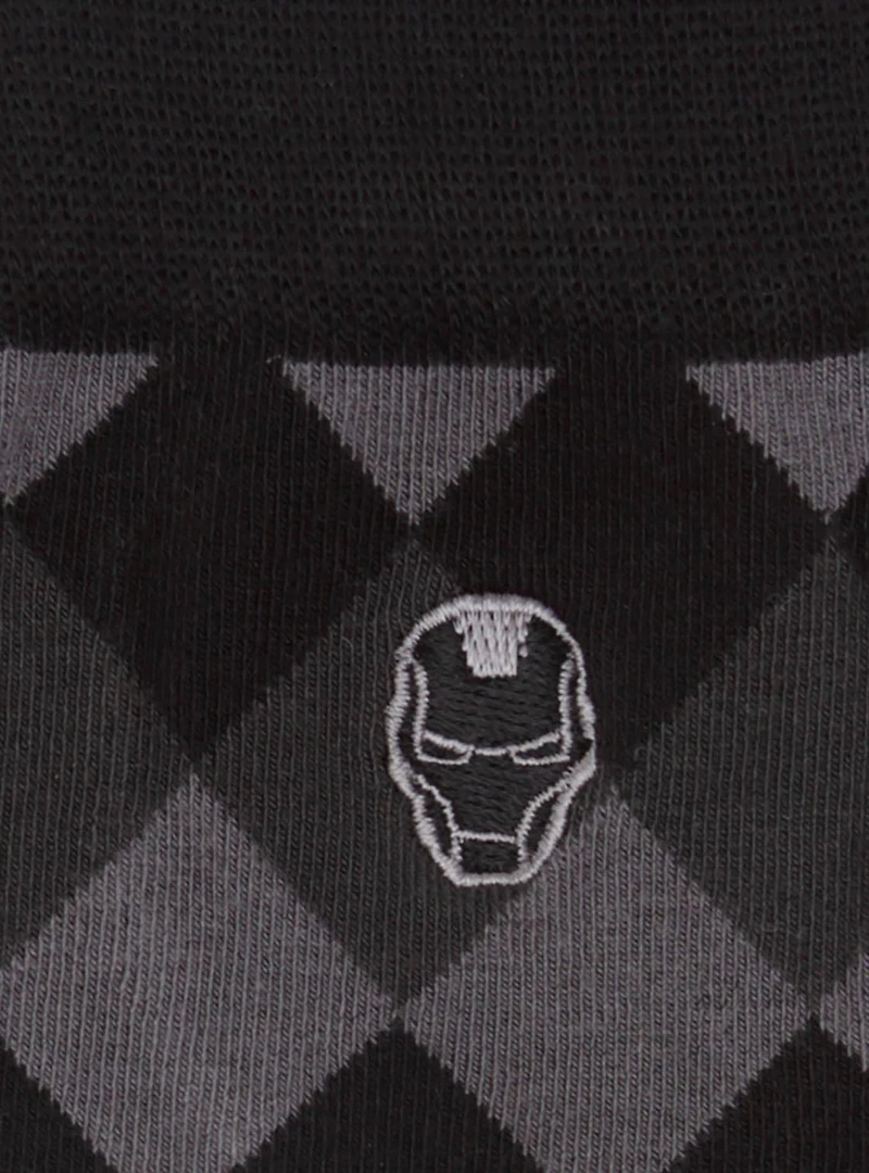 Marvel Iron Man Argyle Black Gift Set