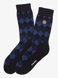 Marvel Argyle 3 Socks Pack and Lapel Pin Gift Set