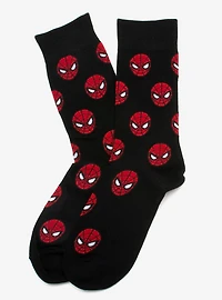 Marvel Spider Man 3 Pack Socks and Lapel Pin Gift Set