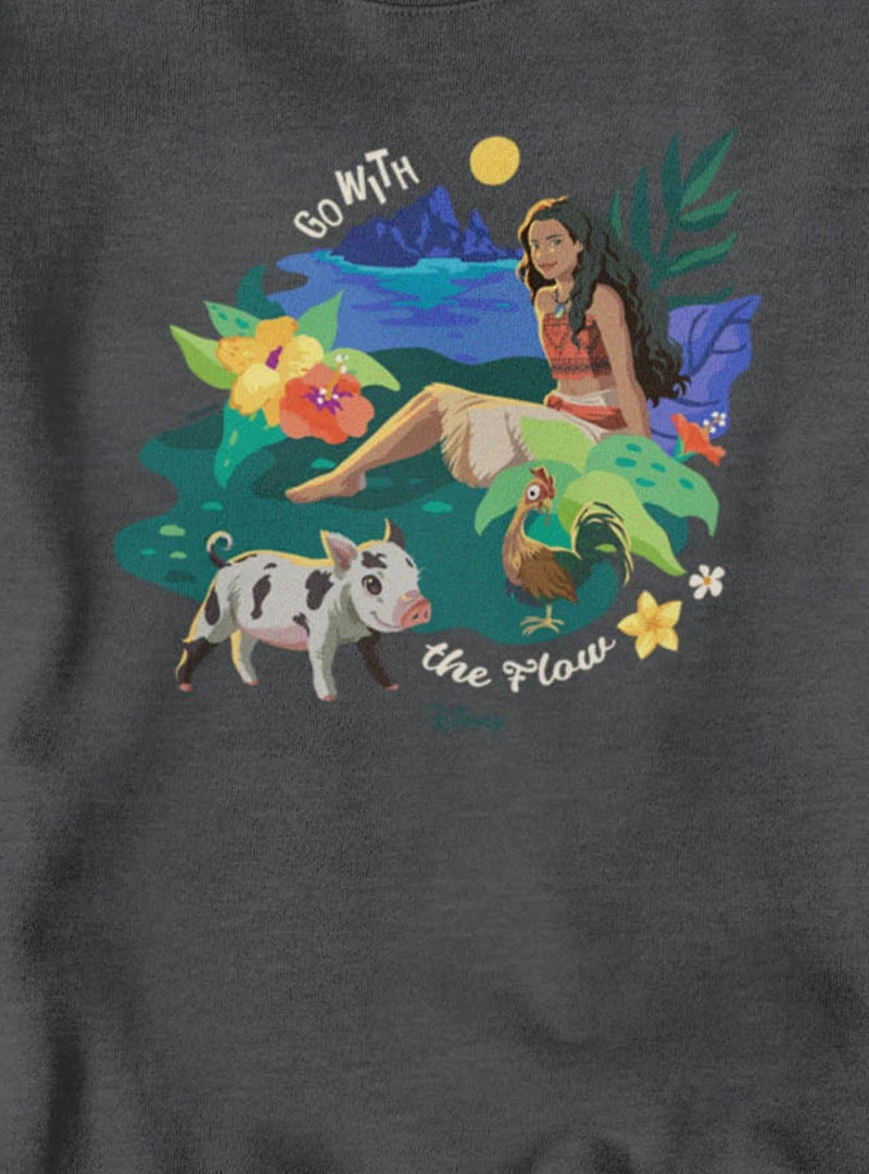 Disney Moana Go With The Flow Sweatshirt