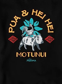 Disney Moana Pua And Hei Ride Motunui Sweatshirt Box Lunch Exclusive