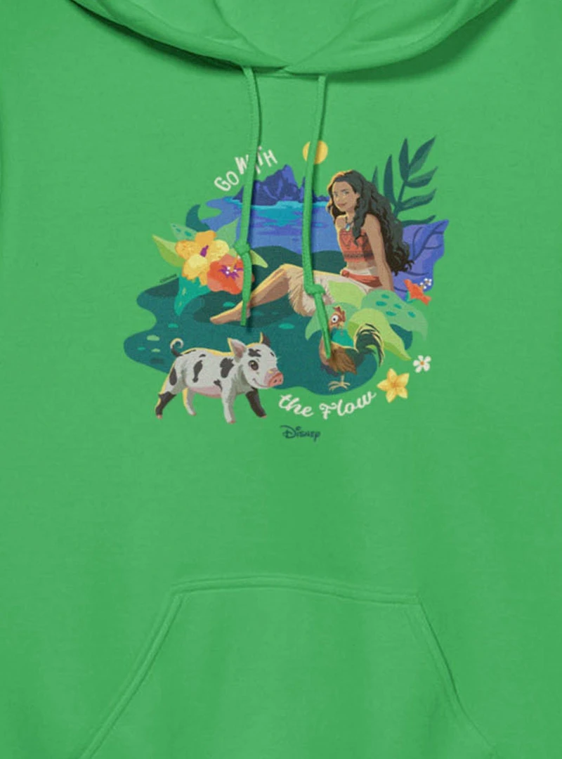Disney Moana Go With The Flow Hoodie