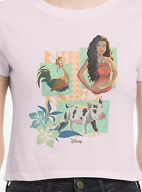 Disney Moana Hei And Pua Panels Women Baby T-Shirt