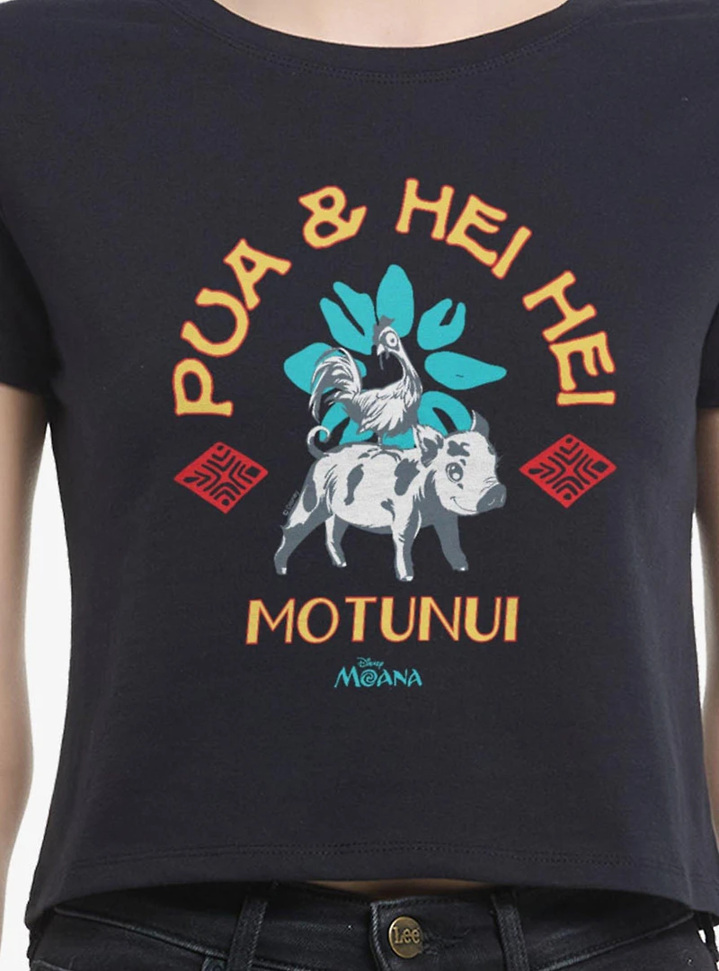 Disney Moana Pua And Hei Ride Motunui Women Baby T-Shirt Box Lunch Exclusive