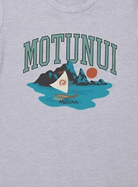 Disney Moana Motunui Boat Horizon Womens T-Shirt Box Lunch Exclusive