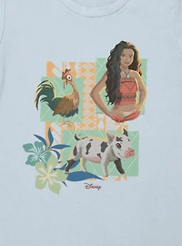 Disney Moana Hei And Pua Panels Womens T-Shirt