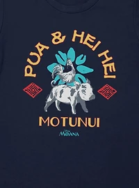 Disney Moana Pua And Hei Ride Motunui Womens T-Shirt Box Lunch Exclusive