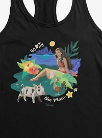 Disney Moana Go With The Flow Womens Tank Top