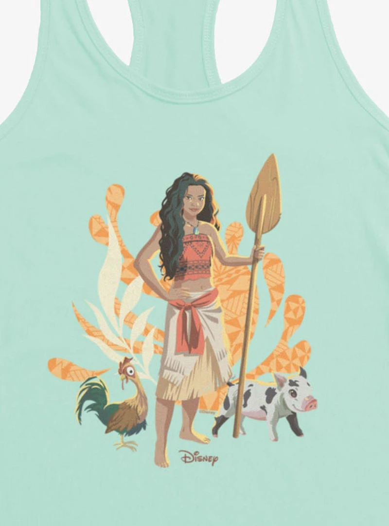 Disney Moana With Hei And Pua Womens Tank Top