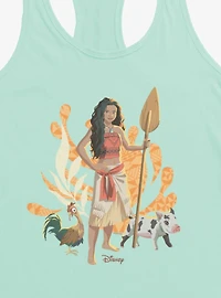 Disney Moana With Hei And Pua Womens Tank Top
