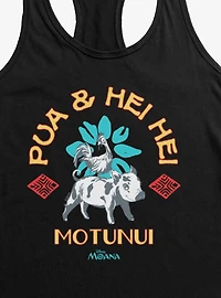 Disney Moana Pua And Hei Ride Motunui Womens Tank Top Box Lunch Exclusive