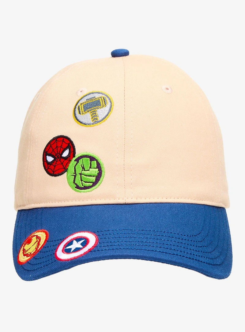 Marvel Avengers Badges Ball Cap - BoxLunch Exclusive