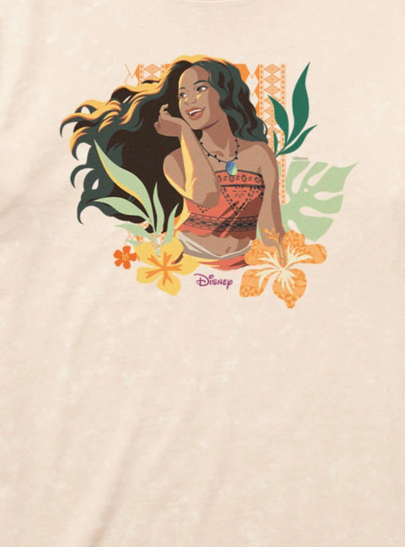 Disney Moana Sunrise Breeze Mineral Wash T-Shirt
