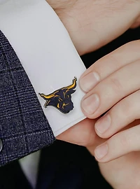 NCAA Mankato State Stomper Mascot Cufflinks