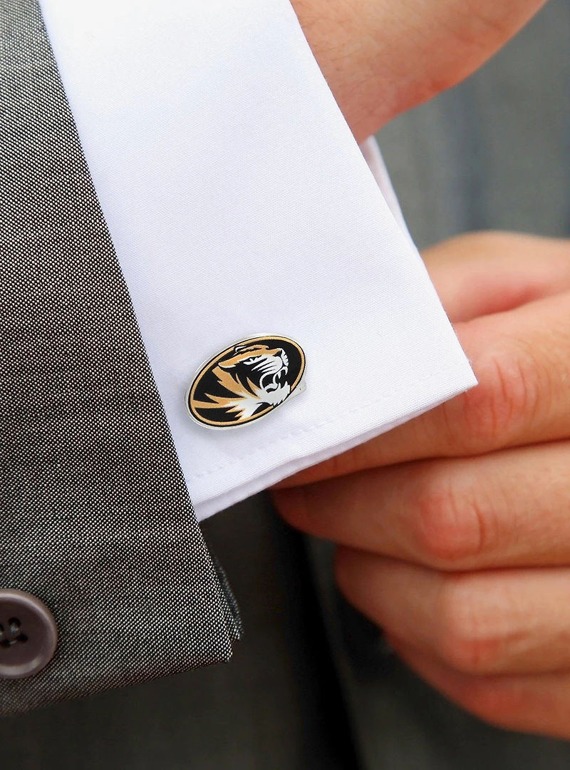 NCAA University of Missouri Tigers Cufflinks
