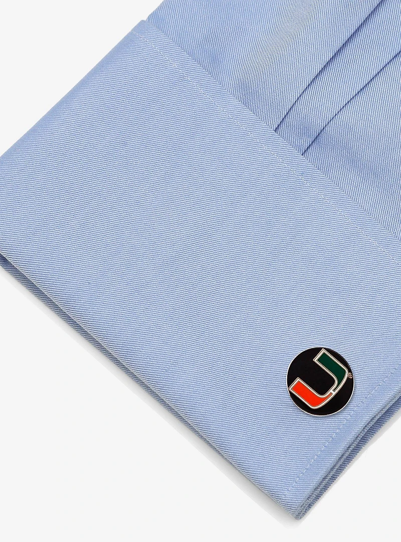 NCAA Miami Hurricanes Cufflinks