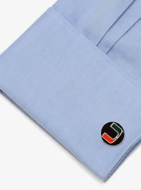 NCAA Miami Hurricanes Cufflinks