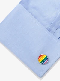 Rainbow Stripe Cufflinks