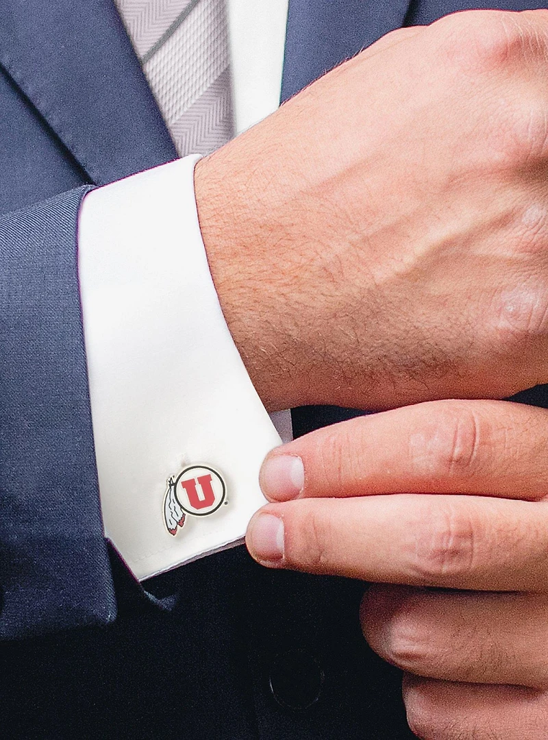 NCAA University of Utah Utes Cufflinks