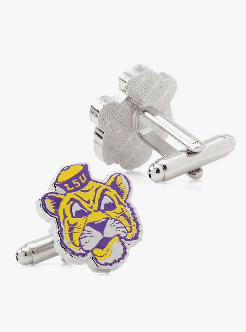 NCAA LSU Tigers Throwback Cufflinks