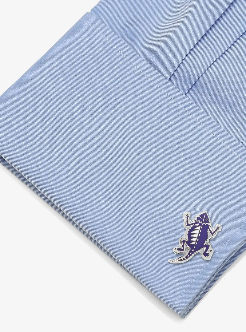 NCAA TCU Horned Frog Throwback Cufflinks