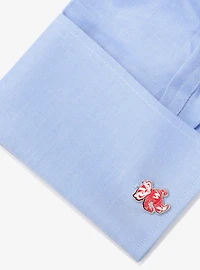 NCAA University of Wisconsin Badgers Throwback Cufflinks