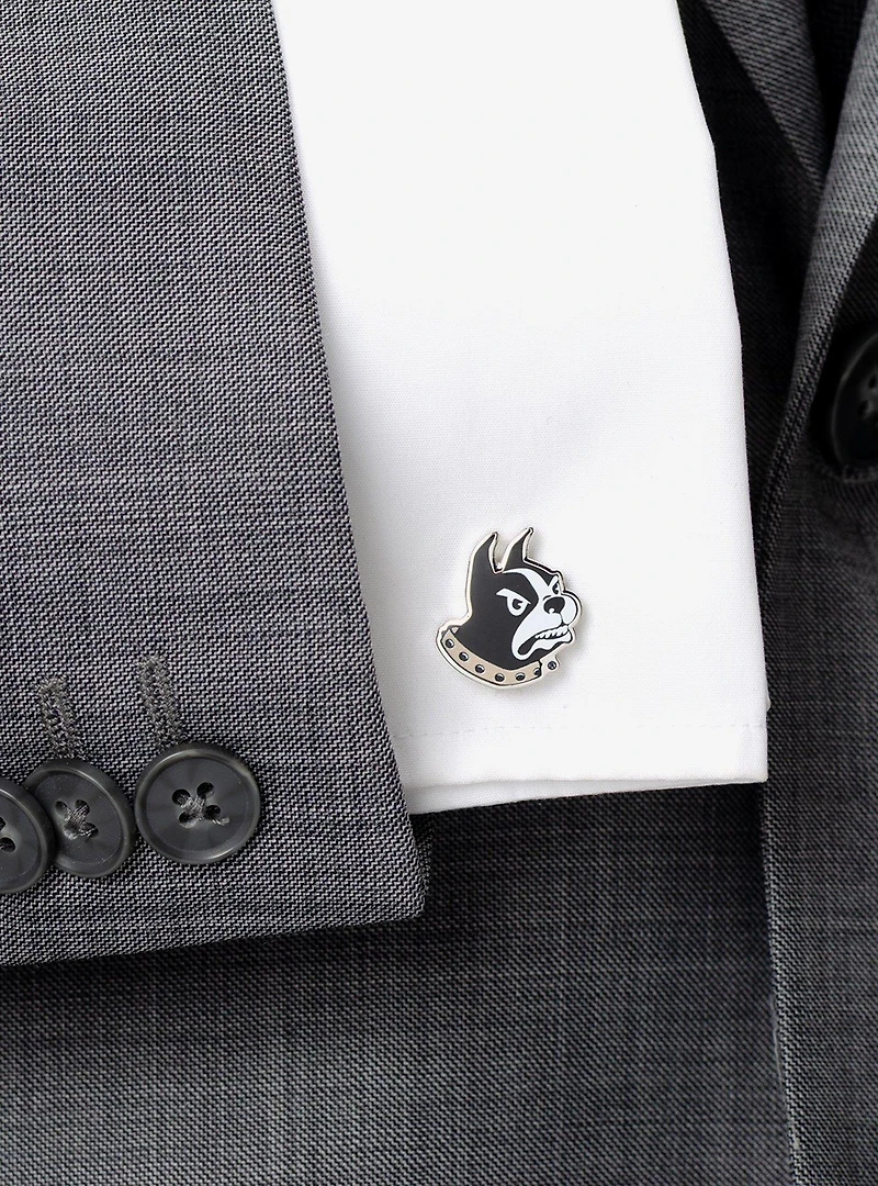 NCAA Wofford College Terrier Mascot Cufflinks