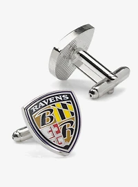 NFL Baltimore Ravens Shield Cufflinks