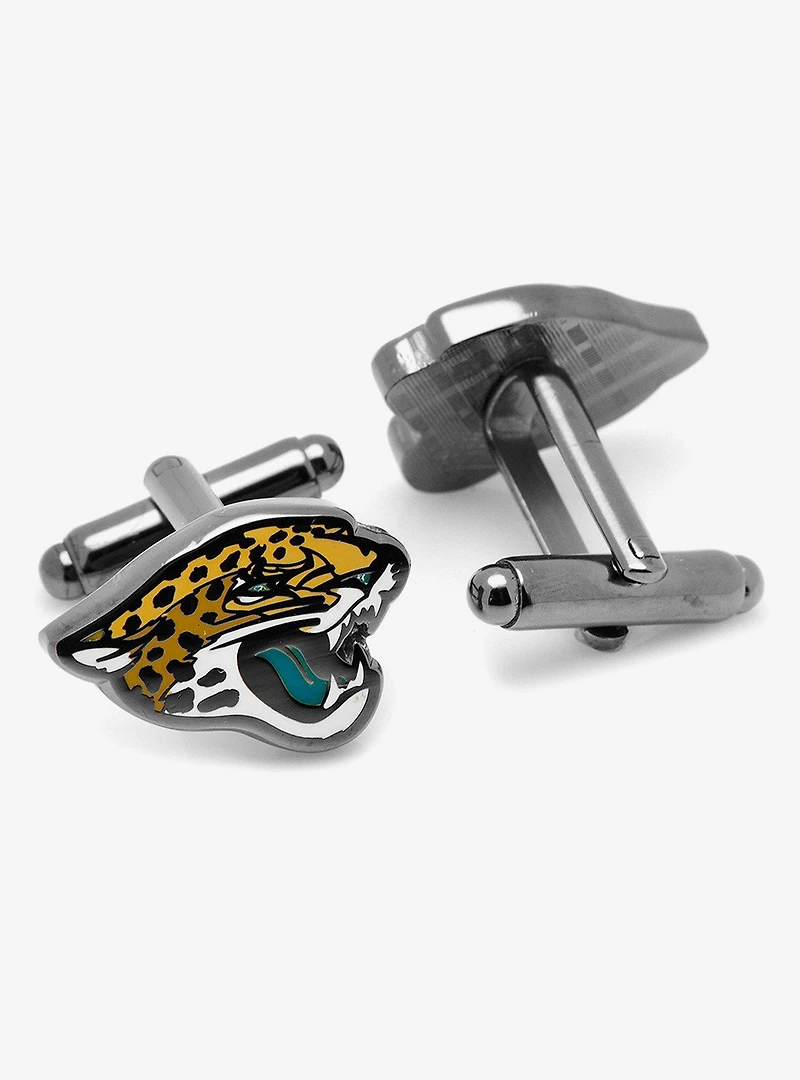 NFL Jacksonville Jaguars Black Cufflinks