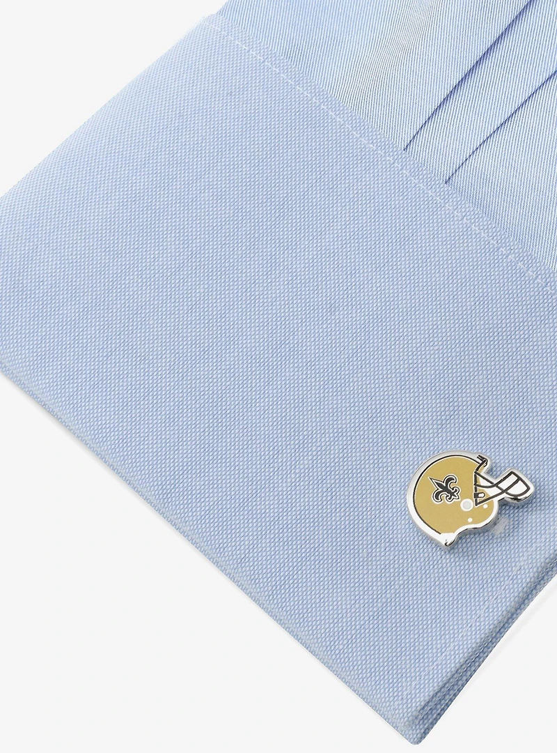 NFL New Orleans Saints Retro Helmet Cufflinks