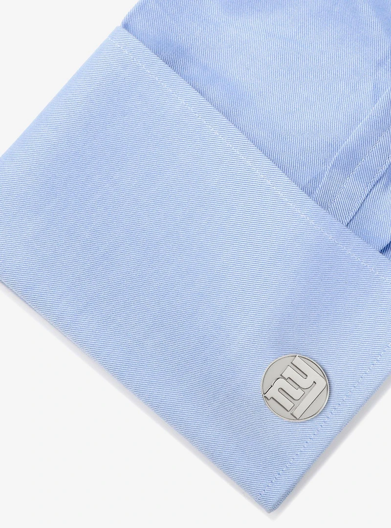 NFL New York Giants Silver Edition Cufflinks