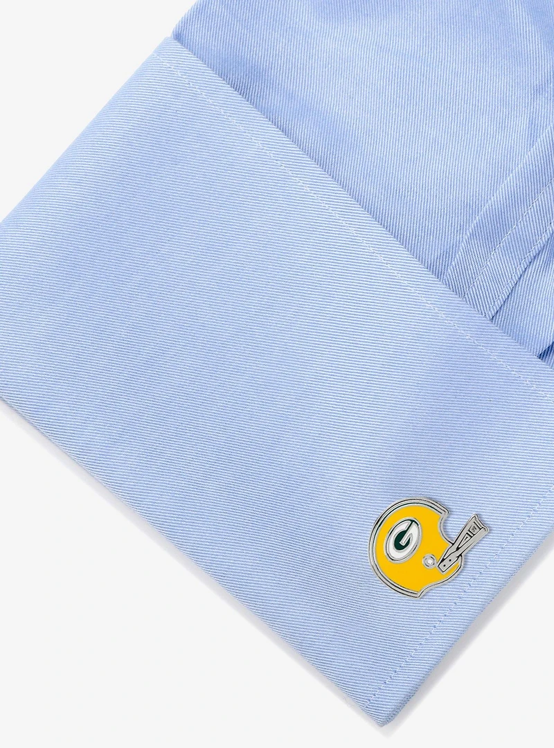 NFL Green Bay Packers Throwback Helmet Cufflinks
