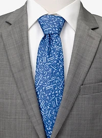 Grand Ole Opry Musical Blue Men's Tie