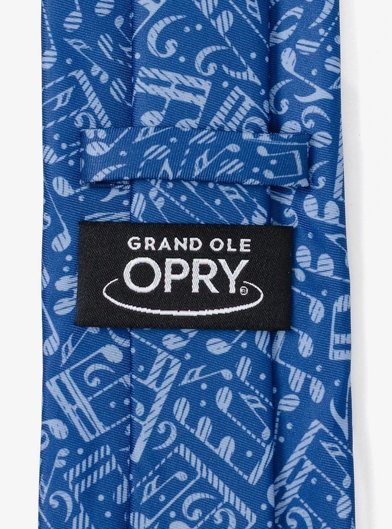 Grand Ole Opry Musical Blue Men's Tie