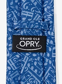 Grand Ole Opry Musical Blue Men's Tie