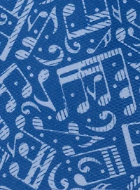 Grand Ole Opry Musical Blue Men's Tie