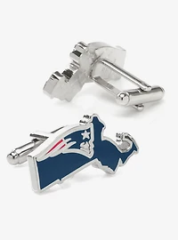 NFL New England Patriots State Shaped Cufflinks