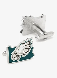 NFL Philadelphia Eagles State Shaped Cufflinks