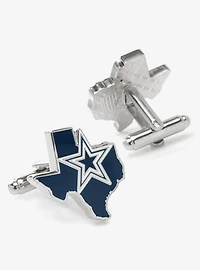 NFL Dallas Cowboys State Shaped Cufflinks