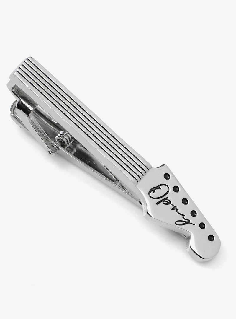 Grand Ole Opry Guitar Neck Silver Tie Clip