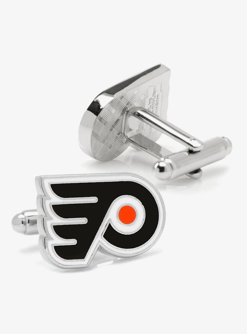 NHL Philadelphia Flyers Silver Cufflinks