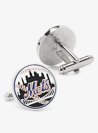 MLB New York Mets Baseball Cufflinks