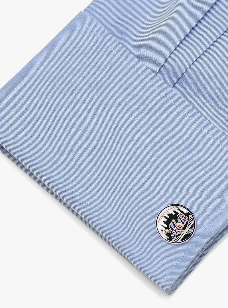 MLB New York Mets Baseball Cufflinks